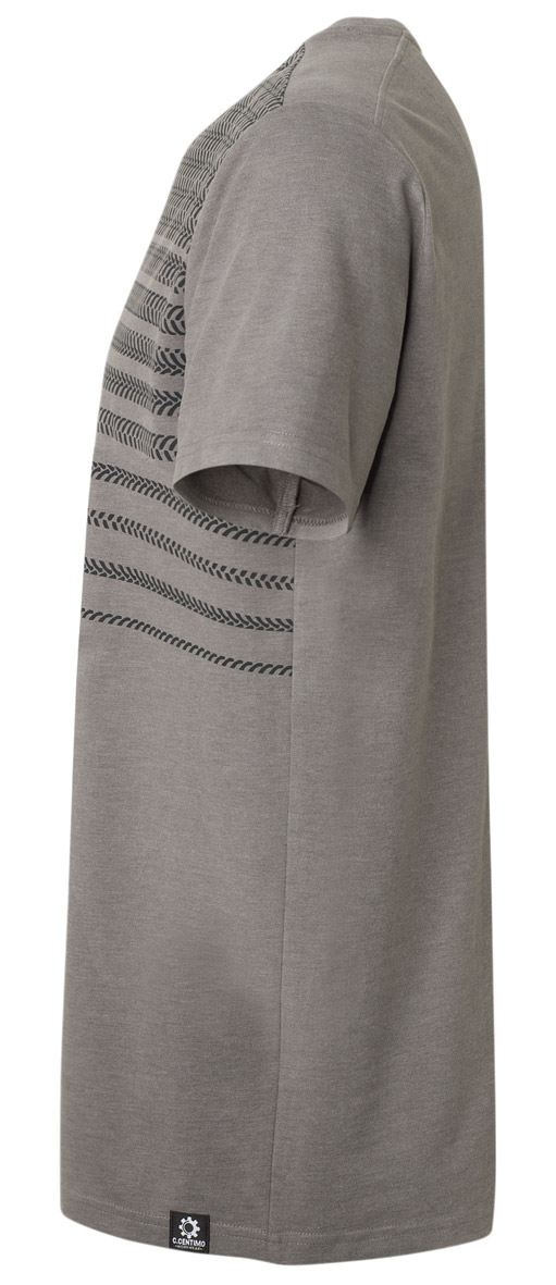 C.Centimo Classic T-Shirt Print, grau